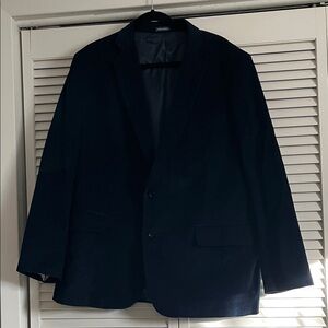 Stafford Dark Blue Corduroy Suit Jacket